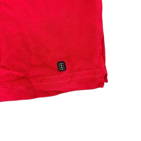 Ferrari women’s  2XL Red Polo Shirt Short Sleeve Embroidered Logo Casual - Picture 4 of 7